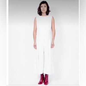 Wolcott : takemotto bushi cotton twill jumpsuit white